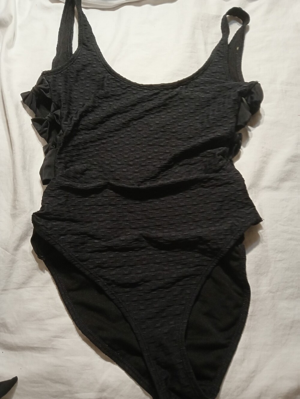Cali For Nia Sunshine With Bows On Sides Of  Swimsuit